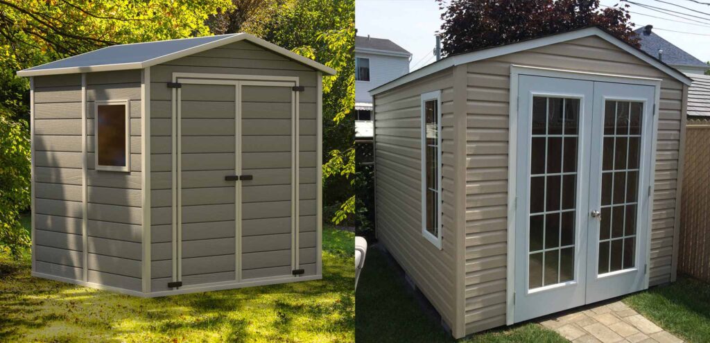 remise Keter ou cabanon préfabriqué